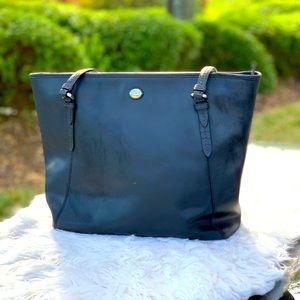 Coach Peyton leather Zip Top Tote